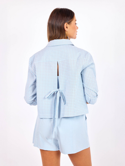 Wanderer Button Up Shirt Blue