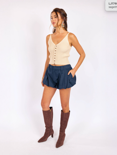 Maverick Bubble Short Navy
