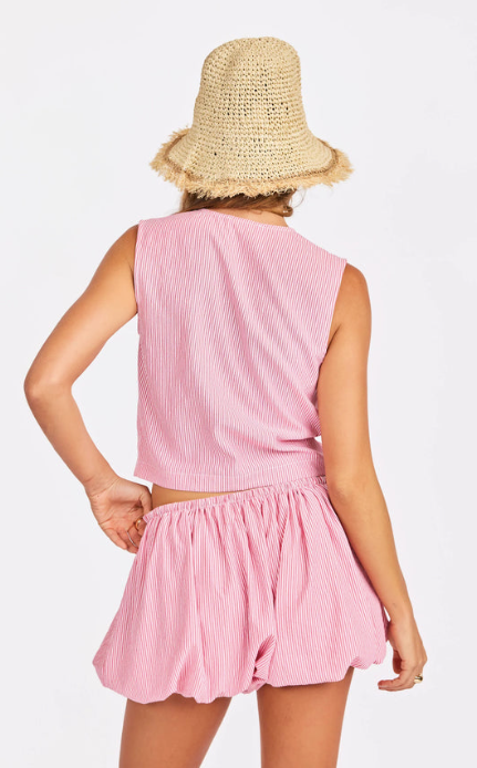 Lollygag Tank Pink Ivory