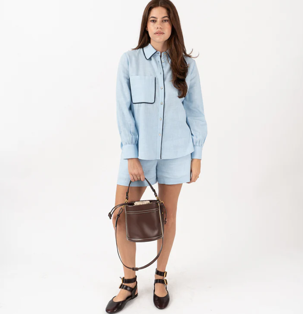 Helena Shirt Sky Blue