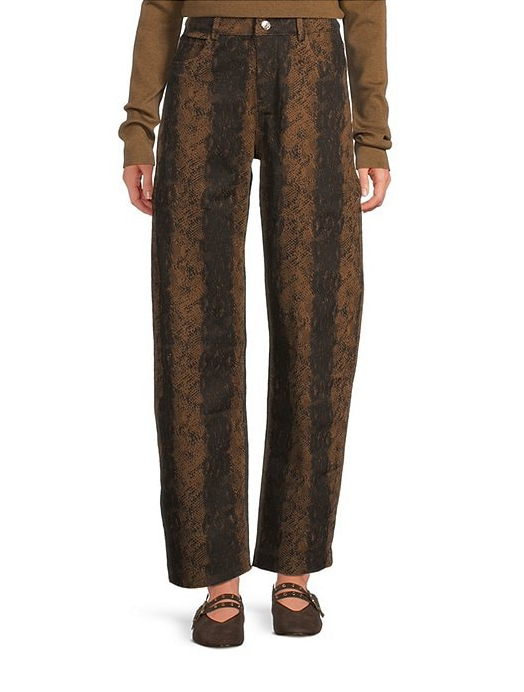 Iggy Pant Multi Brown