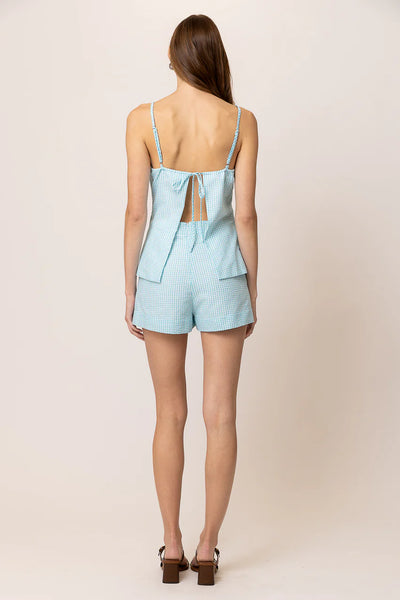 Suree Romper White Mint