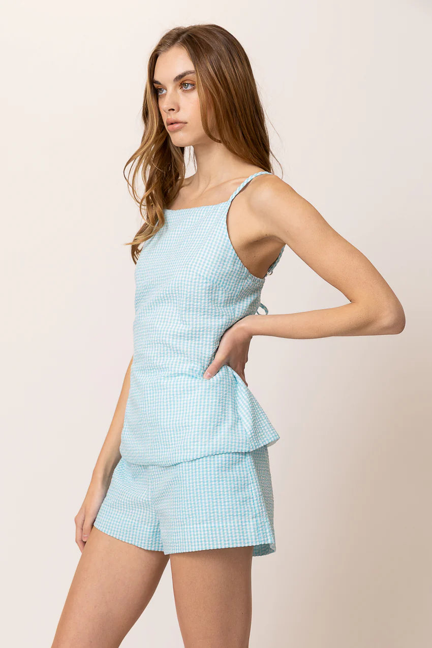 Suree Romper White Mint