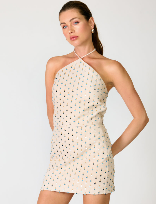 Sunstone Mini Skirt Ecru
