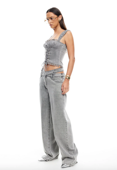 Palmer Corset Washed Grey