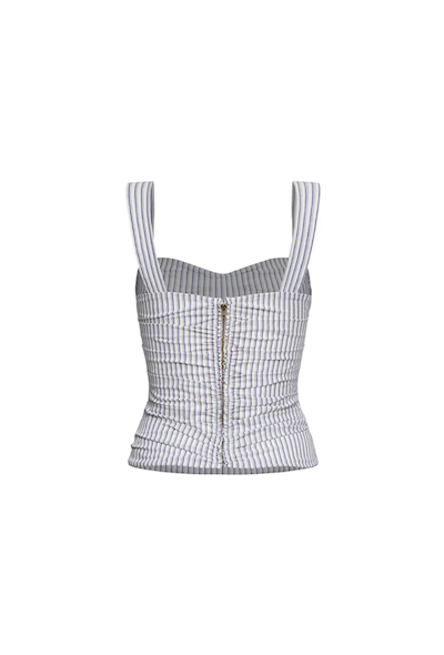 Cobain Corset Ivory Multi Stripe