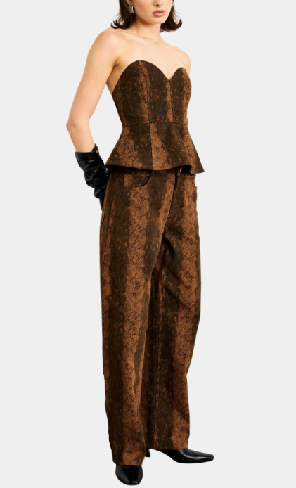 Iggy Top Multi Brown