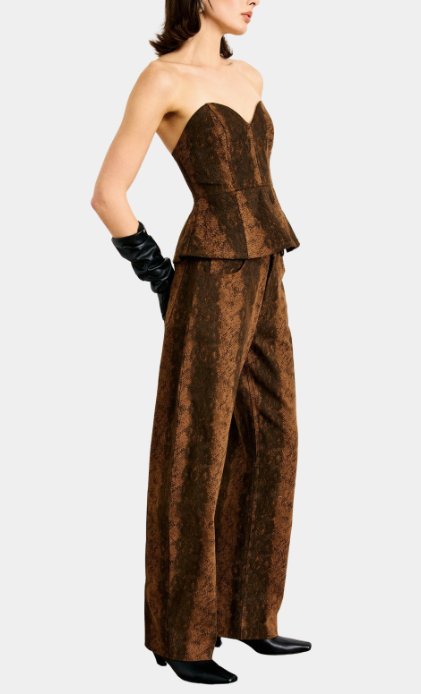 Iggy Top Multi Brown