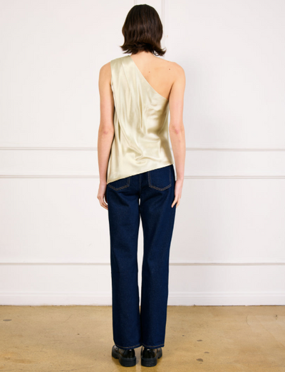 Esme Asymmetrical Top Lit Green