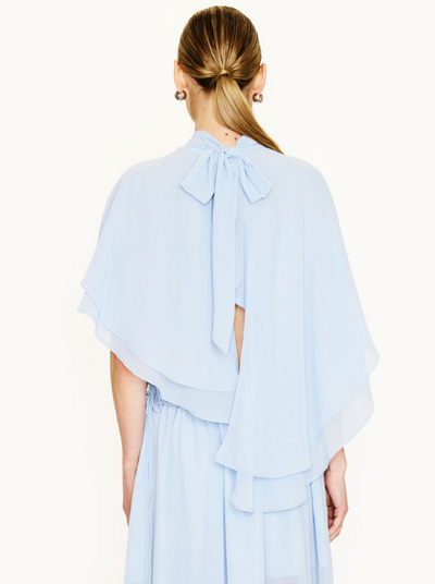 Amorette Cape Top Sky Blue