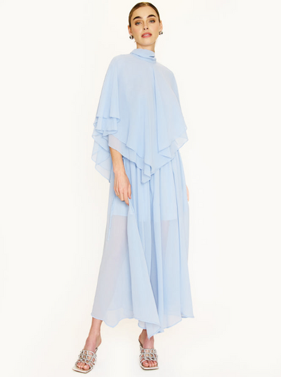 Amorette Cape Top Sky Blue