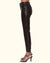 Lennon High Rise Crop Boot Coated Mocha