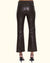 Lennon High Rise Crop Boot Coated Mocha