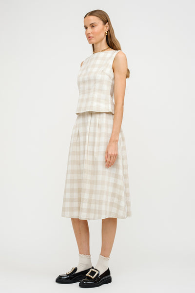 Josefina Gingham Set Cream