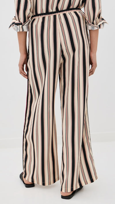Horizon Pant Beige Stripe