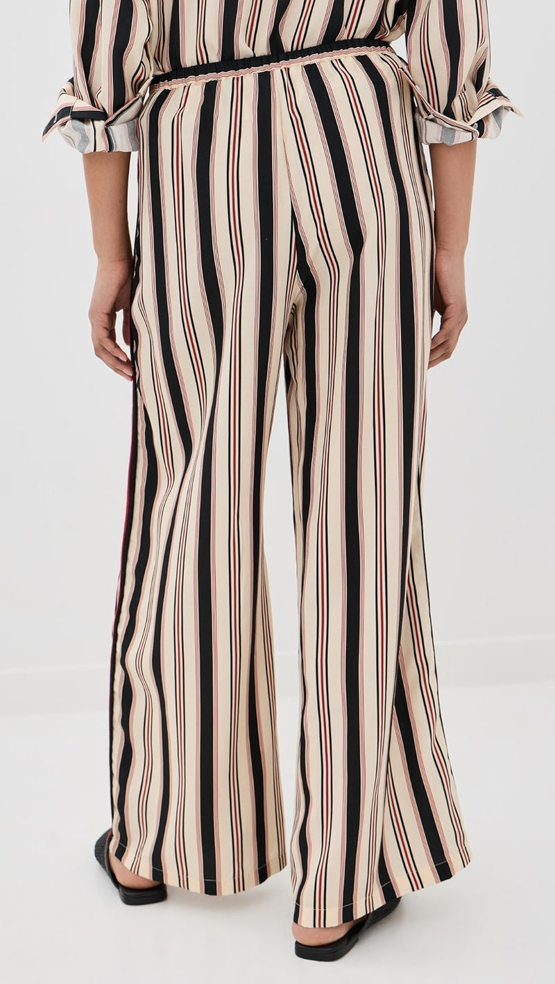 Horizon Pant Beige Stripe