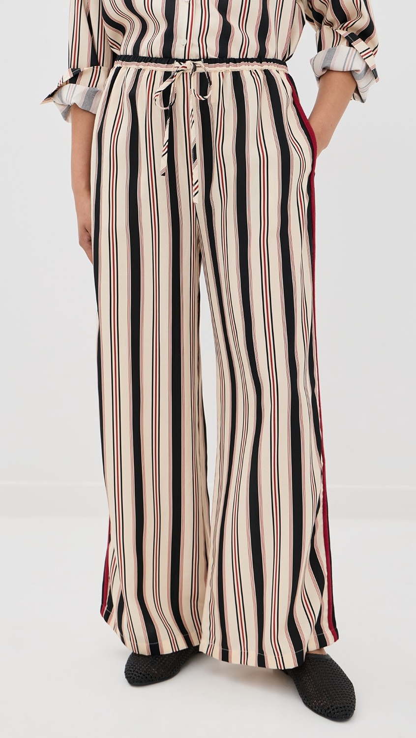 Horizon Pant Beige Stripe