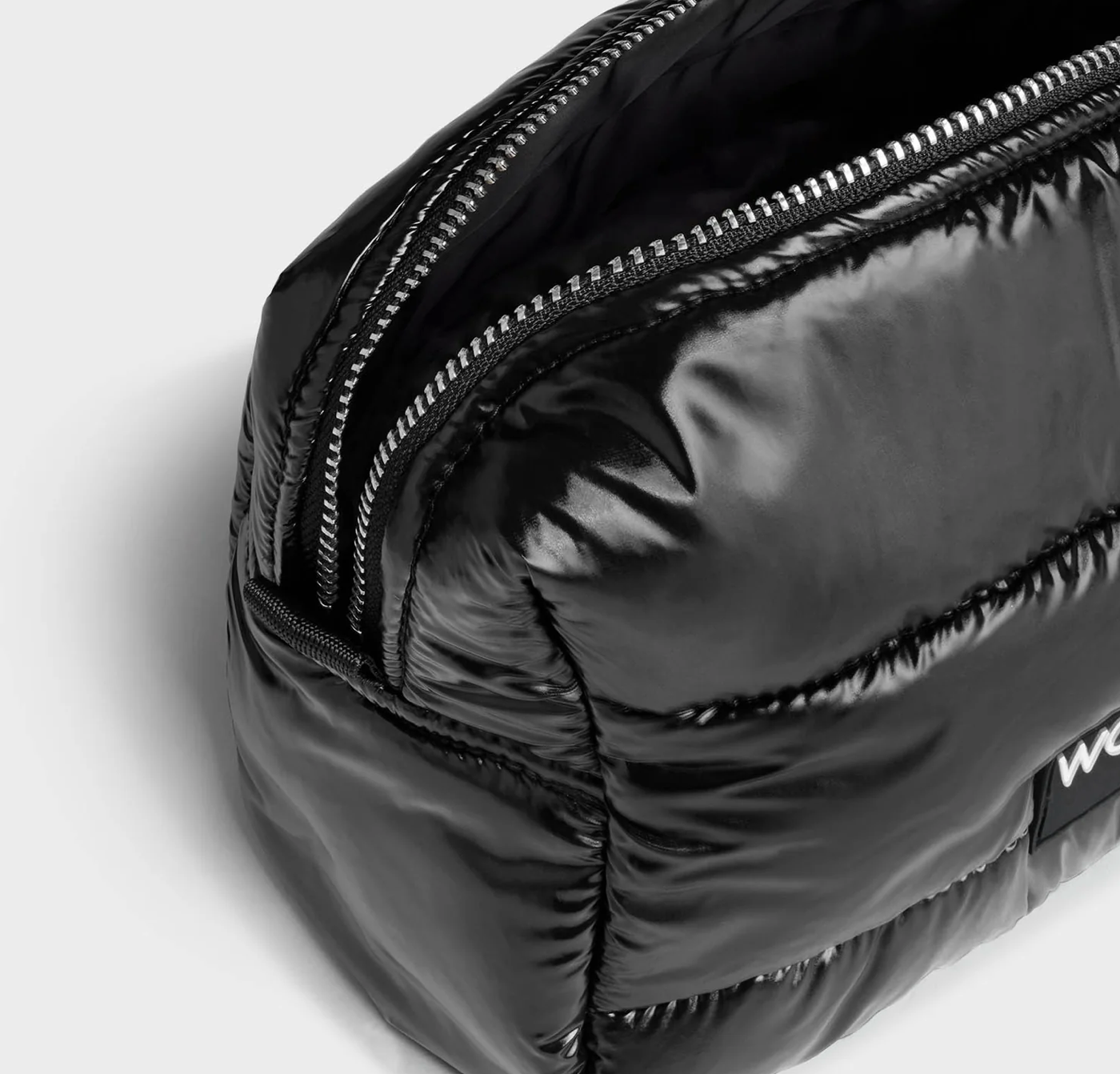 Black Glossy Toiletry Bag