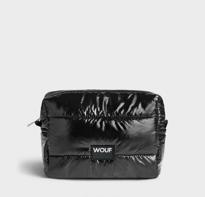 Black Glossy Toiletry Bag