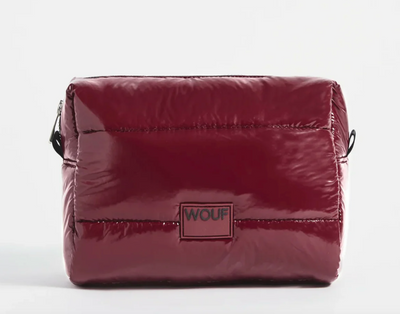 Burgundy Glossy Toiletry Bag