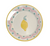 Terrazzo Enamel Melamine Plate Lemon