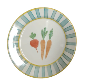Terrazzo Enamel Melamine Plate Carrot Radish