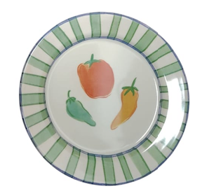 Terrazzo Enamel Melamine Plate Vegetables