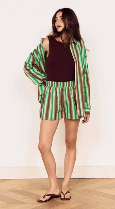 Rue Stripe Short Multi