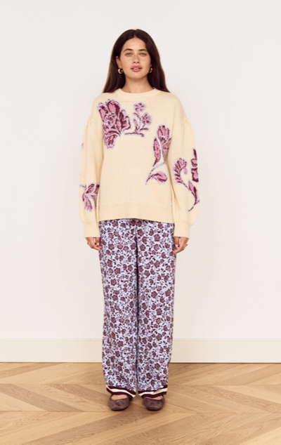 Romy Pant Lilac Floral