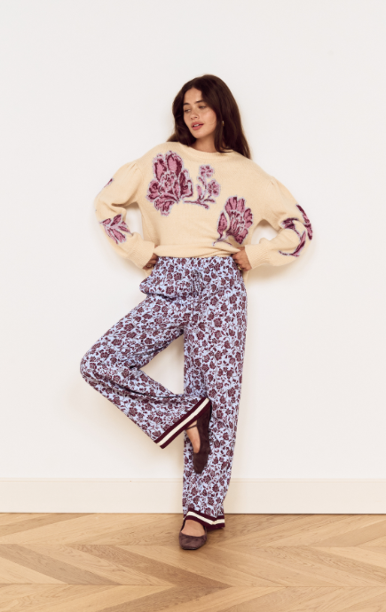 Romy Pant Lilac Floral