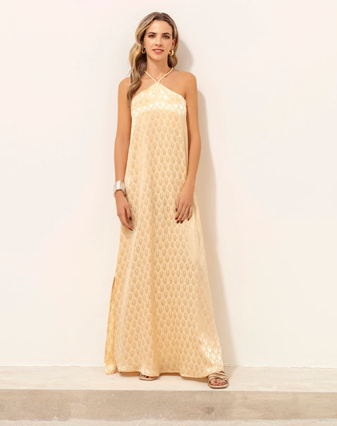 Diamond Dress Print Beige