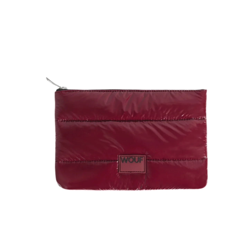 Burgundy Glossy Pouch