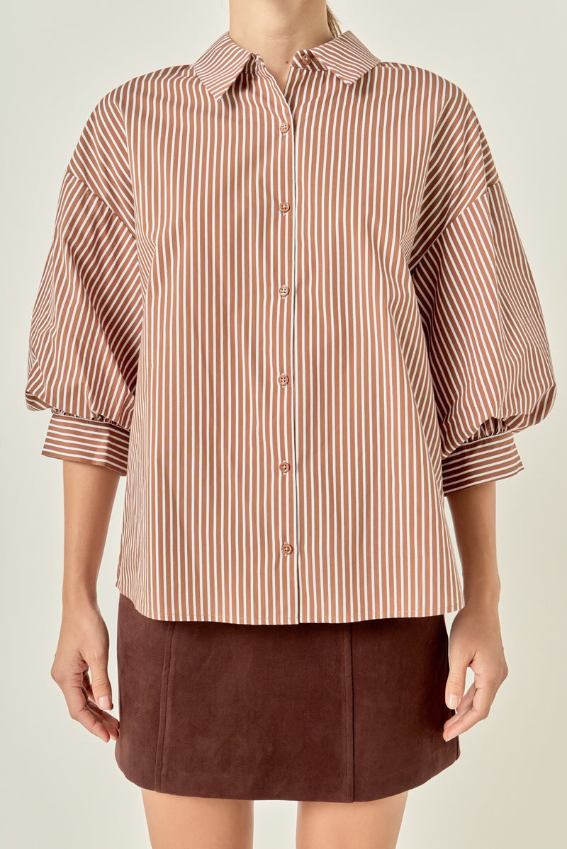Lucia Shirt Brown