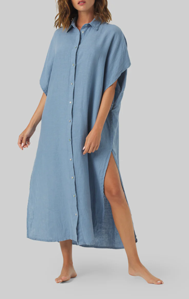 Mrs Pam Dress Sky Blue