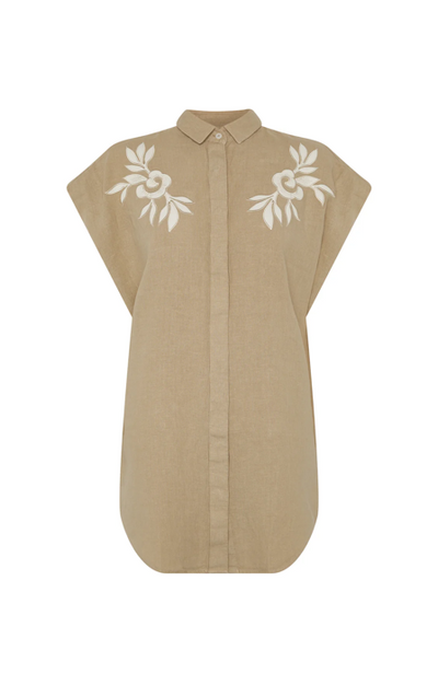 Mrs Zuma Shirt Dress Clay