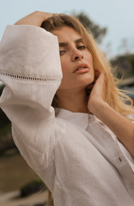 Mrs Mika Shirt White