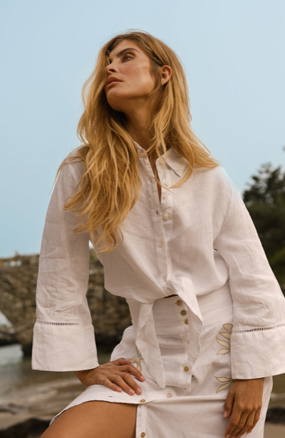 Mrs Mika Shirt White