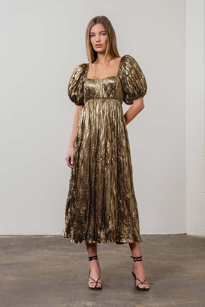 Aura Dress Gold