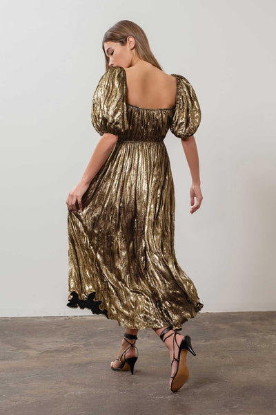 Aura Dress Gold