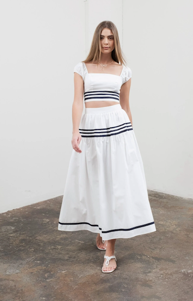 Marina Set White Blue