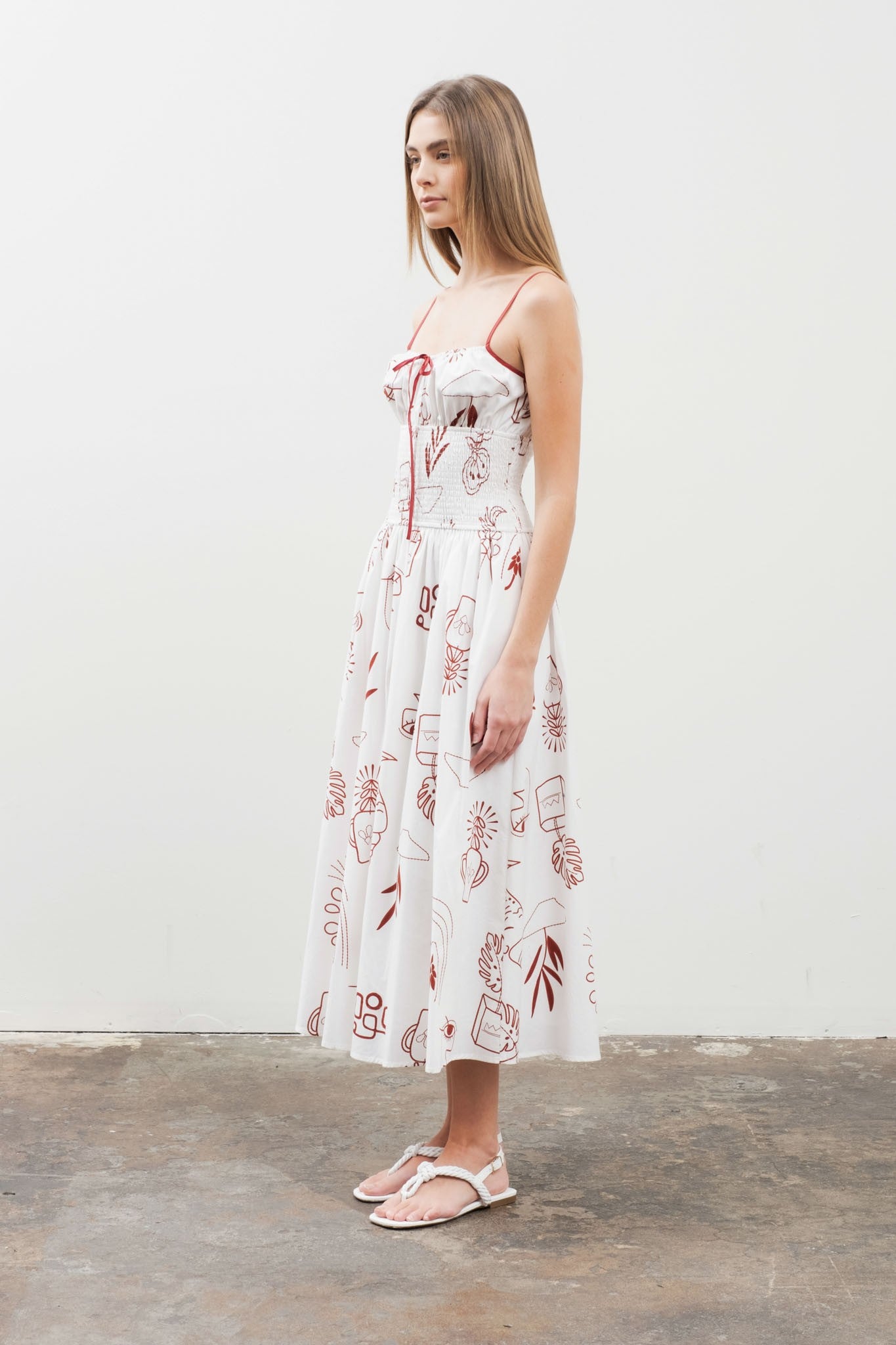 Doldli Dress Red Multi