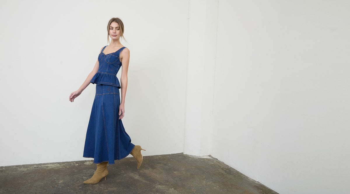 Romina Set Denim