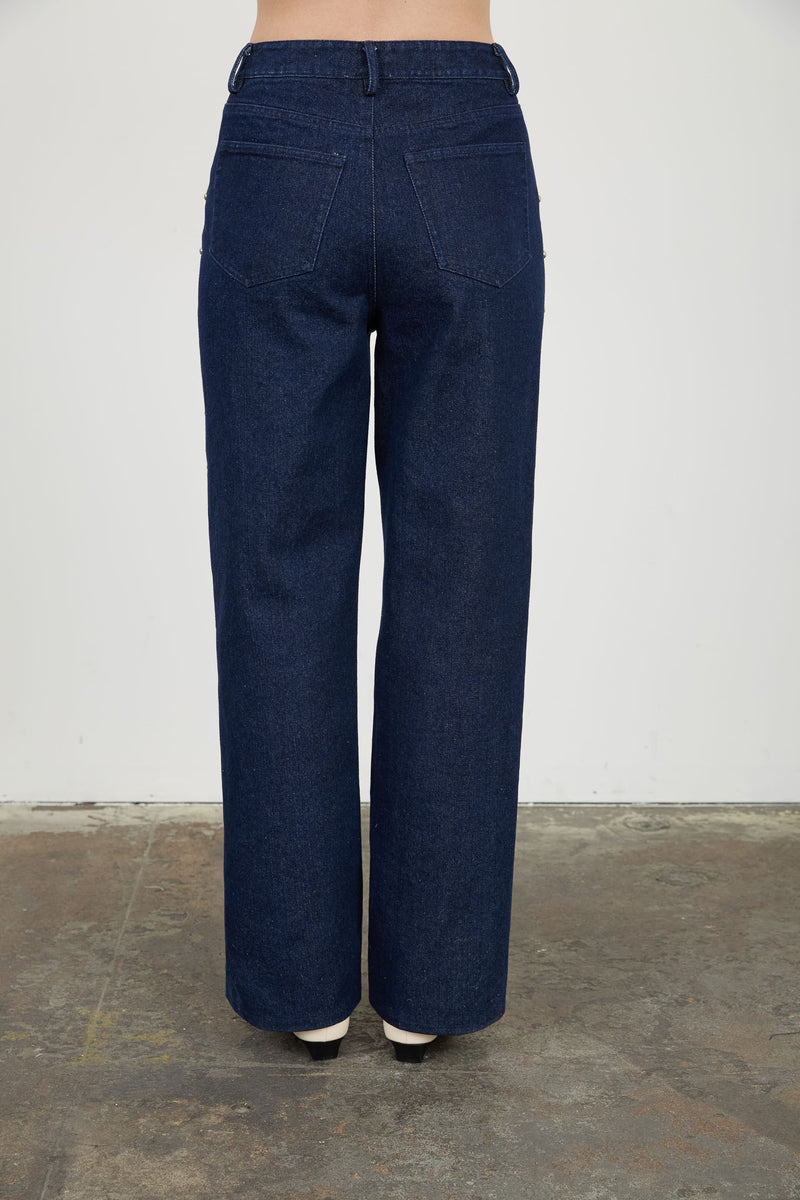 Rina Denim Jeans Indigo