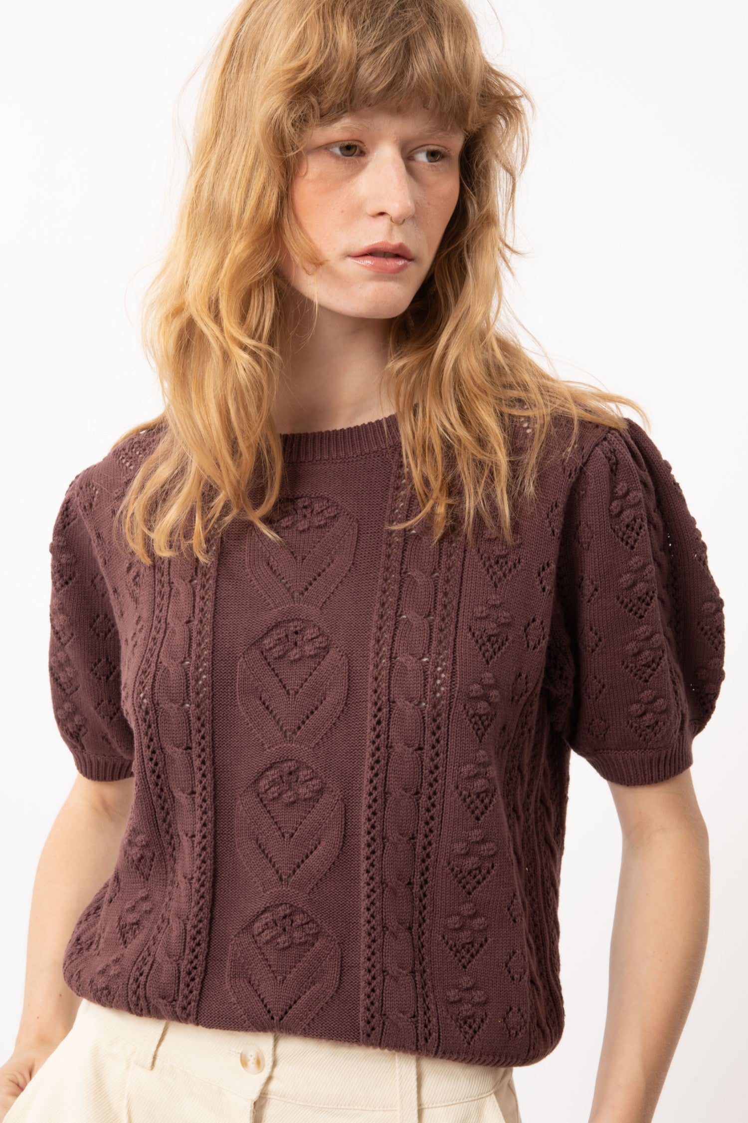 Clare Top Brown