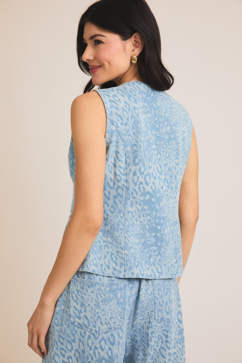 Gilli Set Animal Print Blue