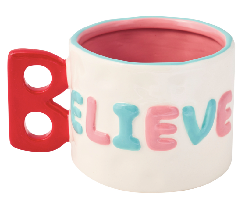 Ceramic Message Mug Believe