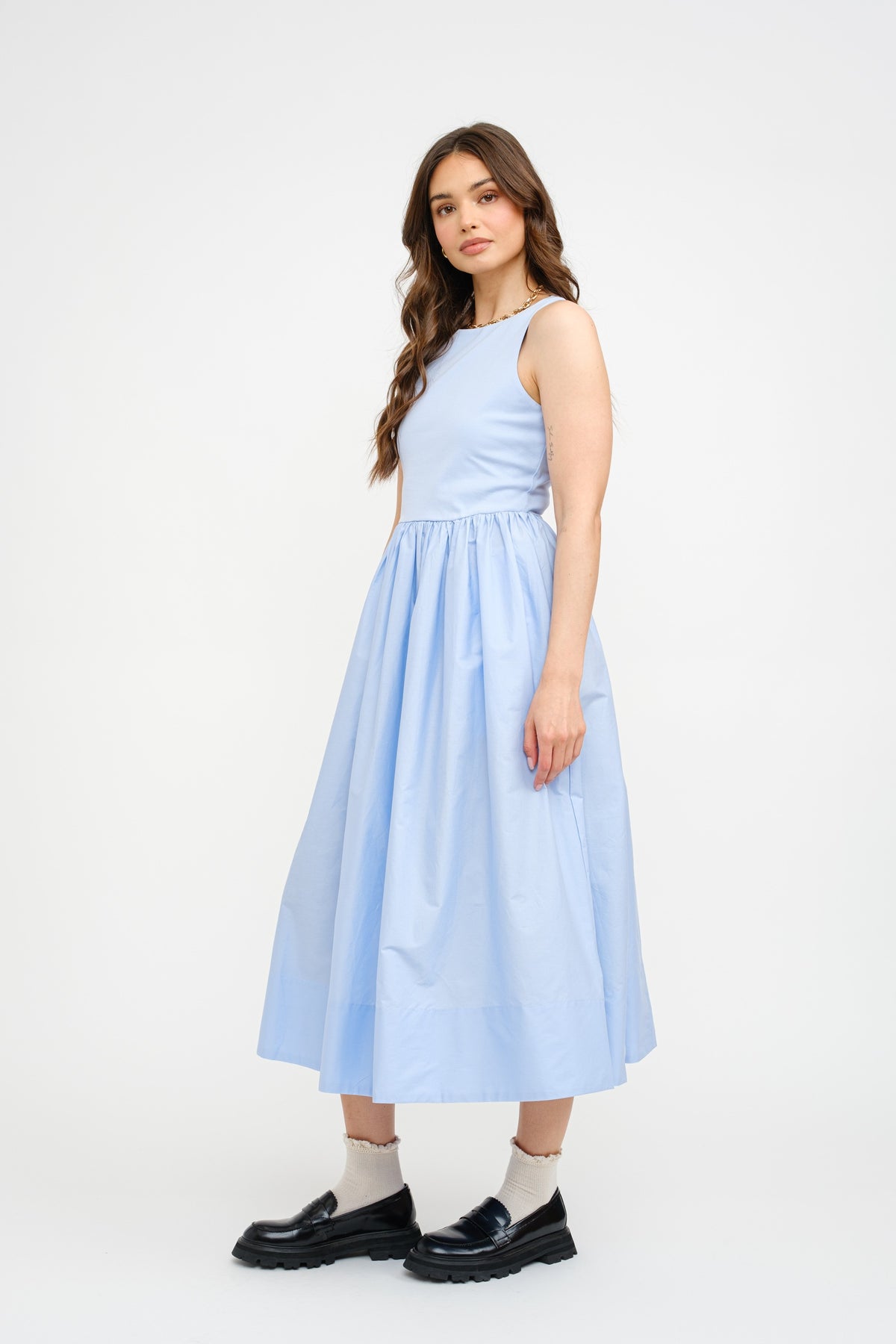 Lyon Dress Blue