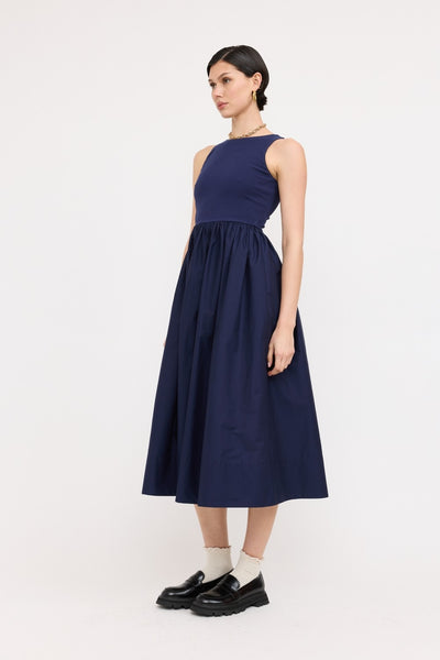 Lyon Dress Navy