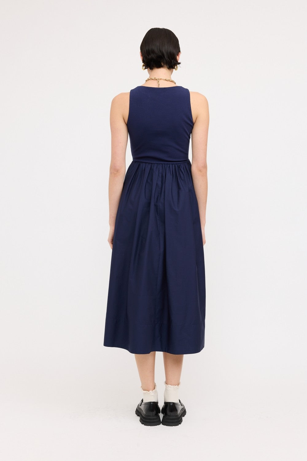 Lyon Dress Navy