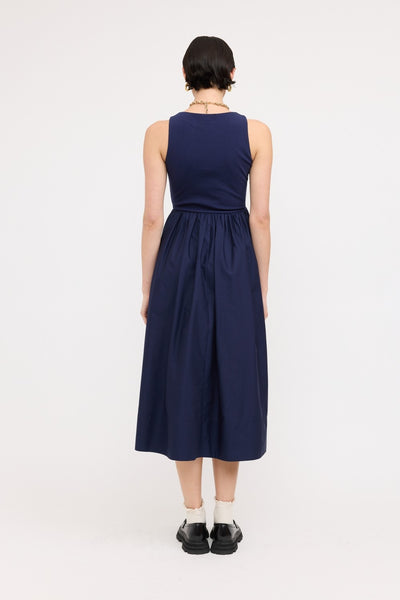 Lyon Dress Navy
